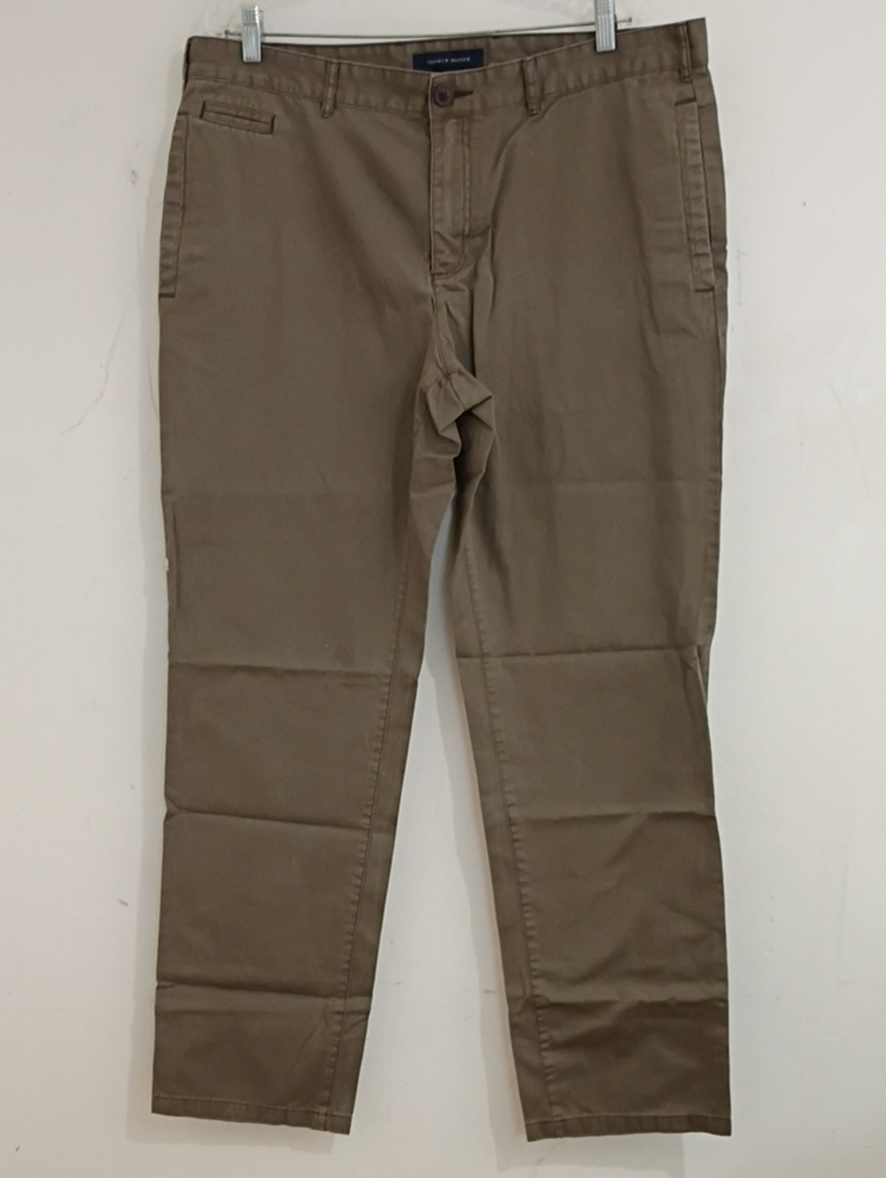 Tommy Hilfiger Khaki Straight-Leg Chinos - Tan